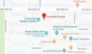 Map to the Paseo Plunge