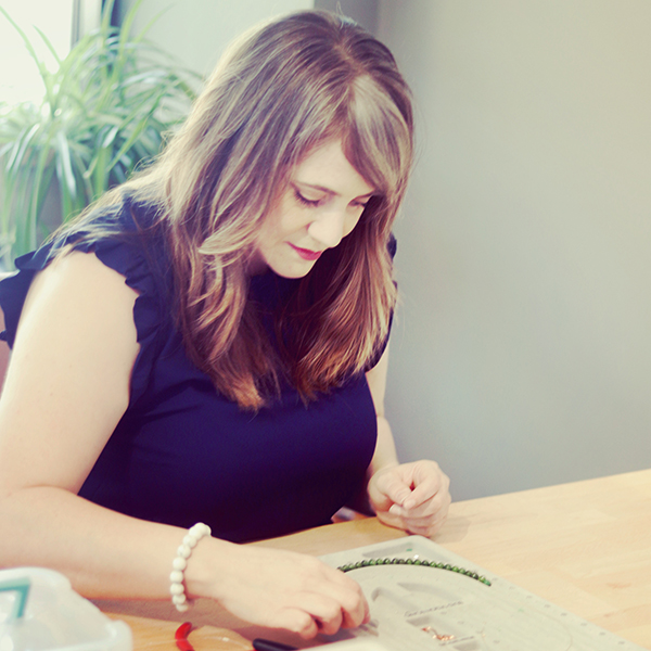 Jennifer Woods works in her studio at the Skirvin Hilton hotel in Oklahoma City